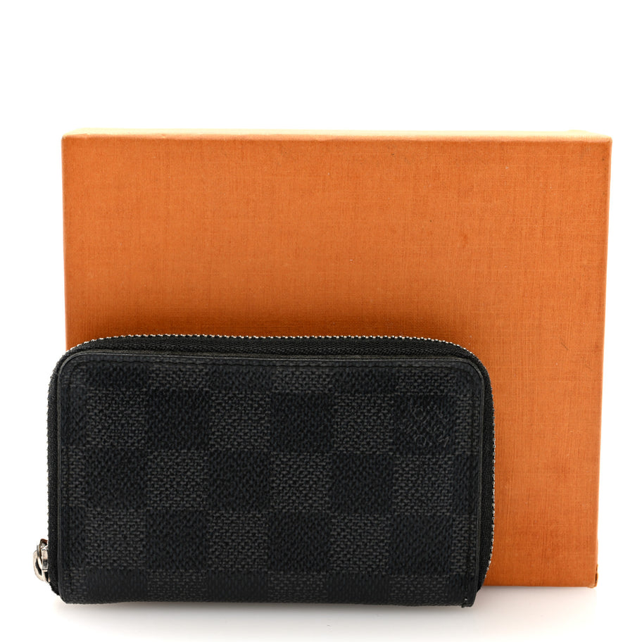 Louis Vuitton Damier Graphite Zippy Coin Purse Vertical Image 7