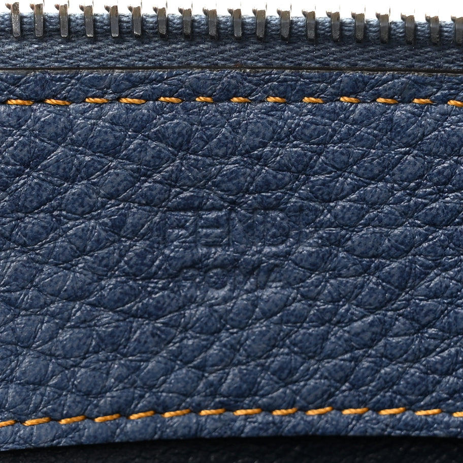 Fendi Denim Effect Cuoio Romano Mini By The Way Soft Myrtle Image 6