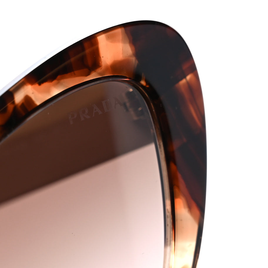 Prada Acetate Cat Eye Sunglasses SPR 13Y Tortoise Beige Image 7