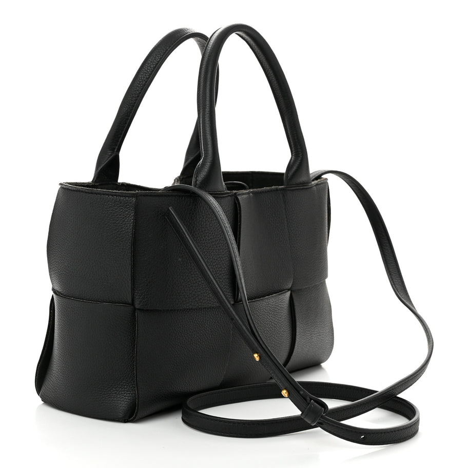 Bottega Veneta Nappa Maxi Intrecciato Mini Arco Tote Black Image 4