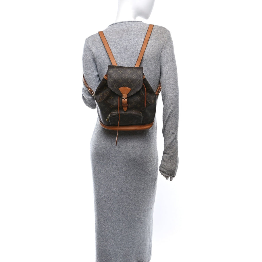 louis vuitton backpack montsouris mm Louis Vuitton Monogram Montsouris MM Backpack