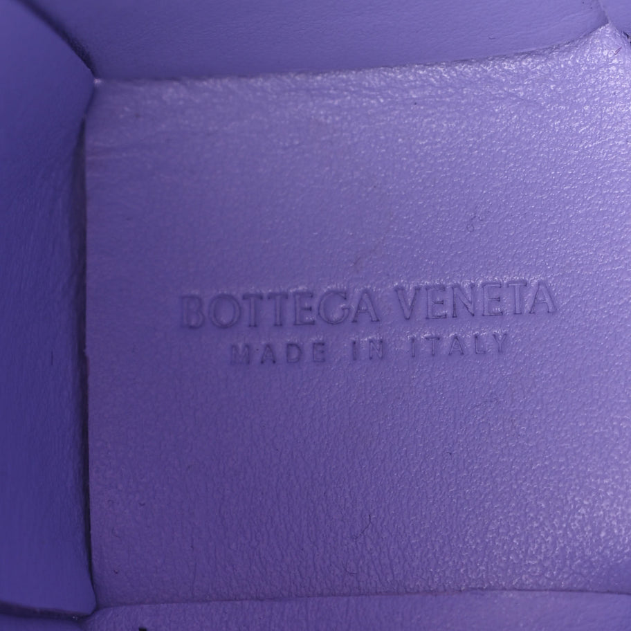 Bottega Veneta Nappa Maxi Intrecciato Mini Cassette Bucket Bag Wisteria Image 6