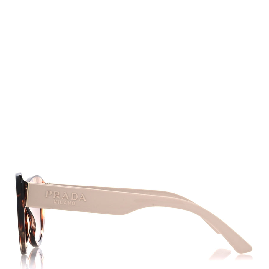 Prada Acetate Cat Eye Sunglasses SPR 13Y Tortoise Beige Image 3