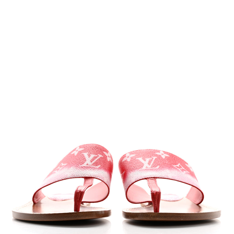  Louis Vuitton Monogram Escale Palma Sandals Rouge