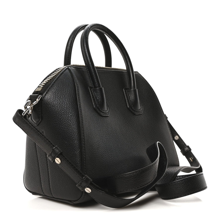 Givenchy Sugar Goatskin Mini Antigona Black Image 3