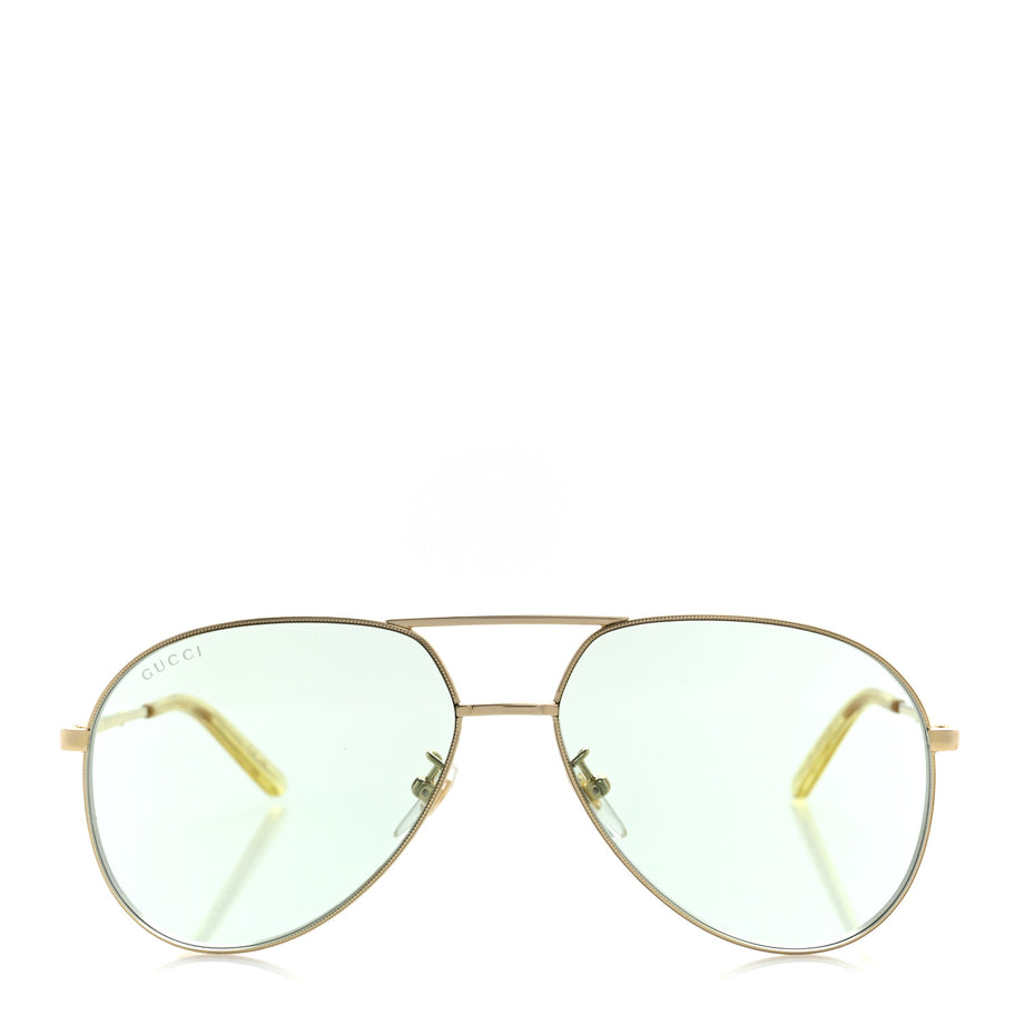 Gucci Metal Aviator Sunglasses GG0356S Gold Image 2