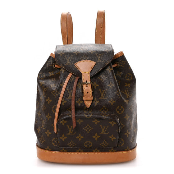  Louis Vuitton Monogram Montsouris MM Backpack
