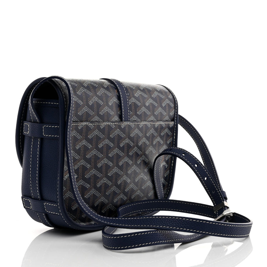 Goyard Goyardine Belvedere II PM Messenger Bag Navy Image 3