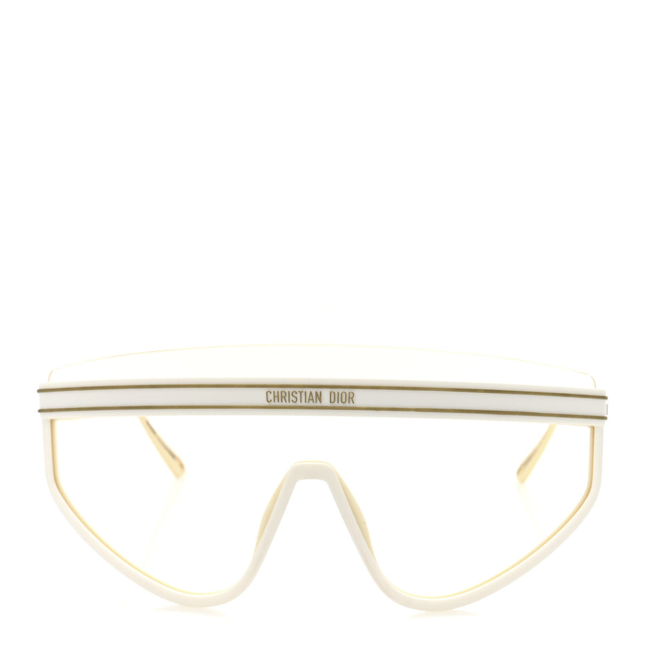 Christian Dior Acetate Mask DiorClub M2U Sunglasses Translucent Ivory Image 2