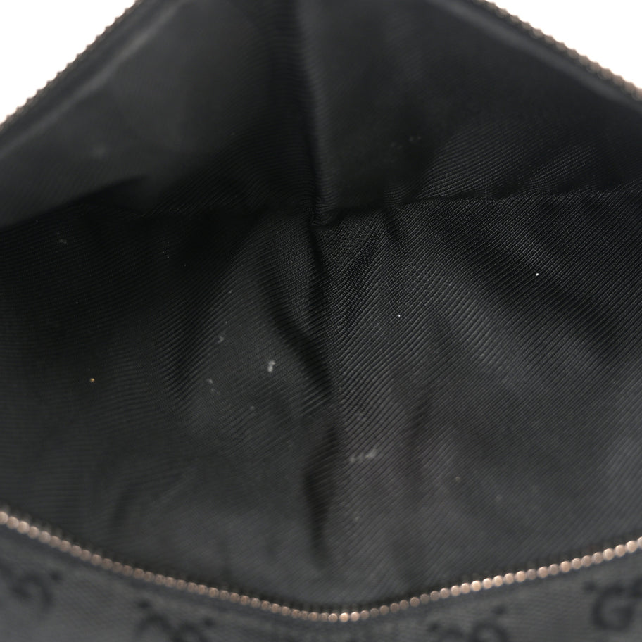Gucci GG Monogram Double Pocket Belt Bag Black Image 5