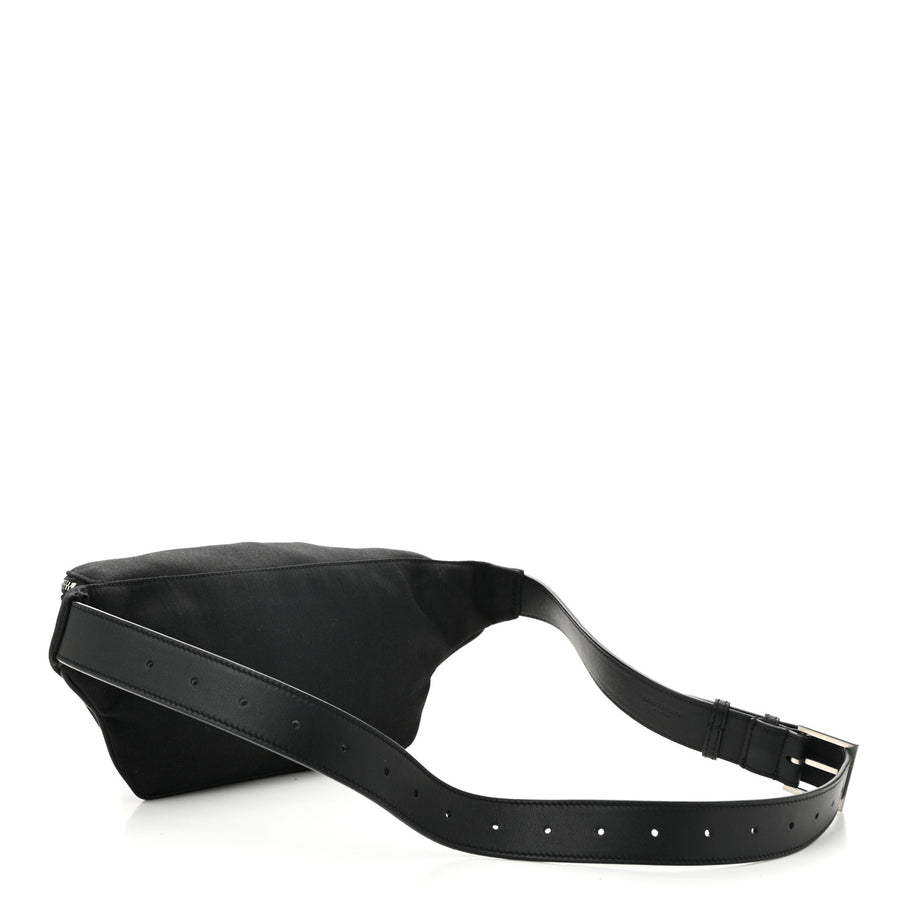 Saint Laurent Canvas Monogram Belt Bag Black Image 3