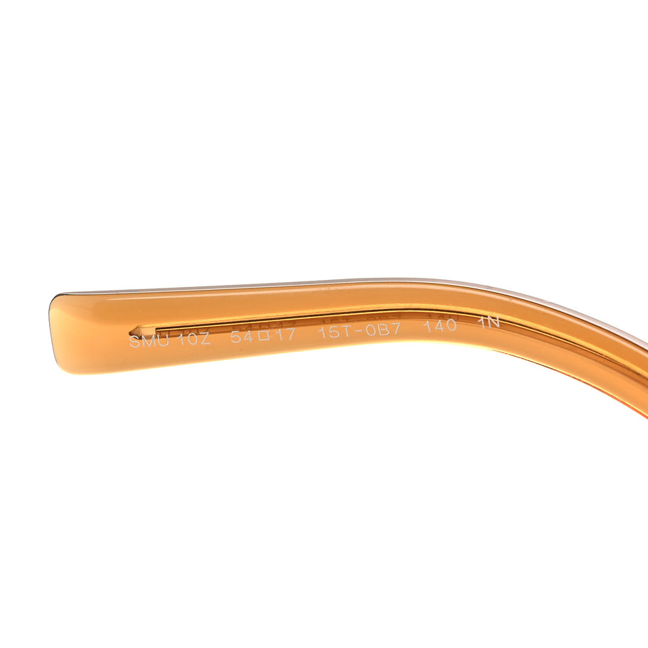 Miu Miu Acetate Square SMU10Z Sunglasses Transparent Caramel Image 6