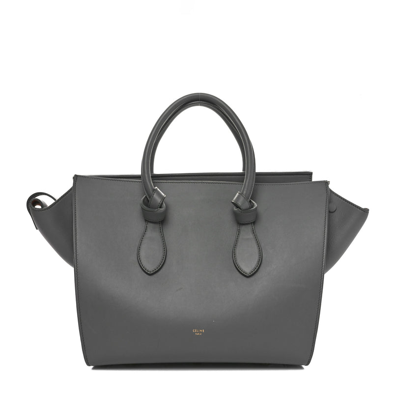  Celine Smooth Calfskin Small Tie Knot Tote Crystal Grey