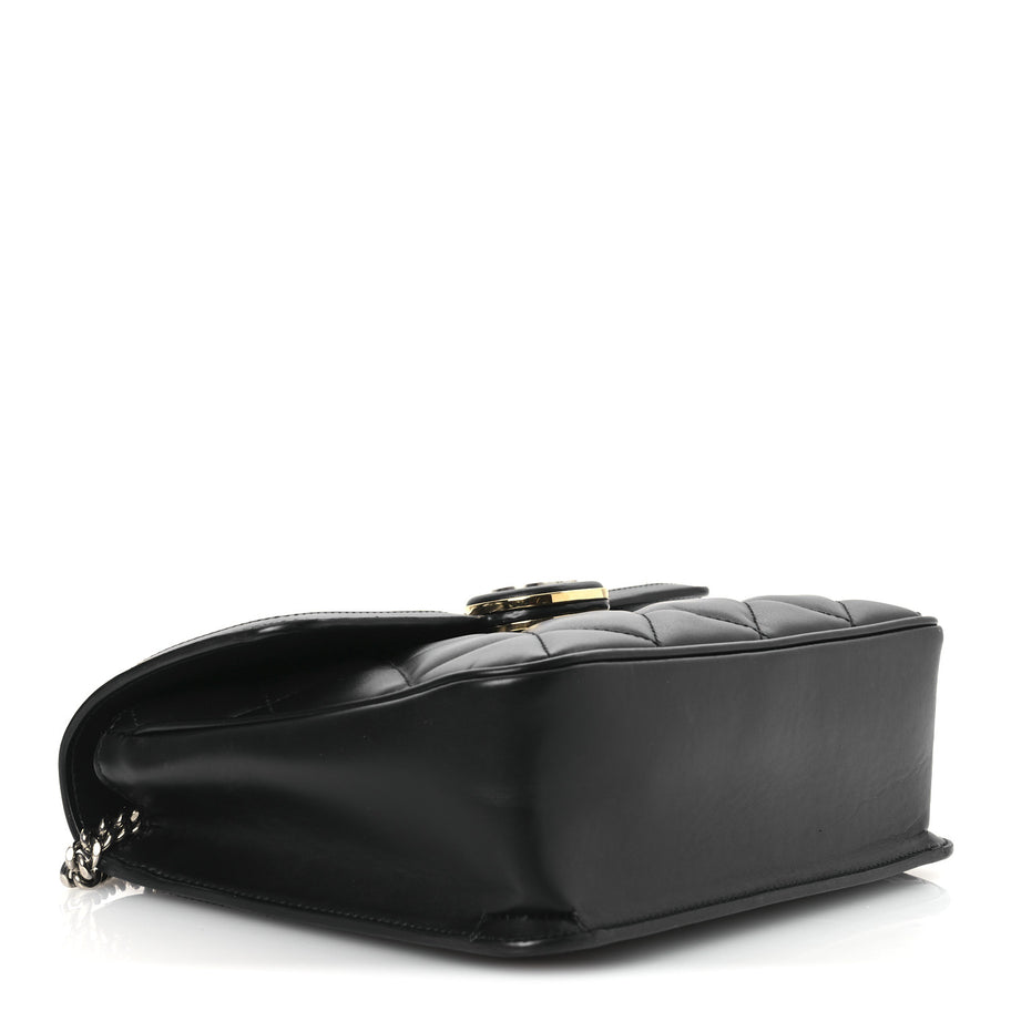 Gucci Calfskin Quilted Small Deco Shoulder Bag Black Image 4