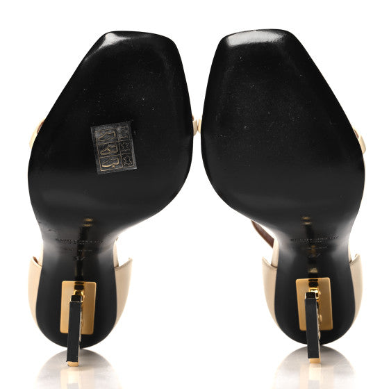 Saint Laurent Calfskin 110 Opyum Sandals 37 Real Beige Image 6