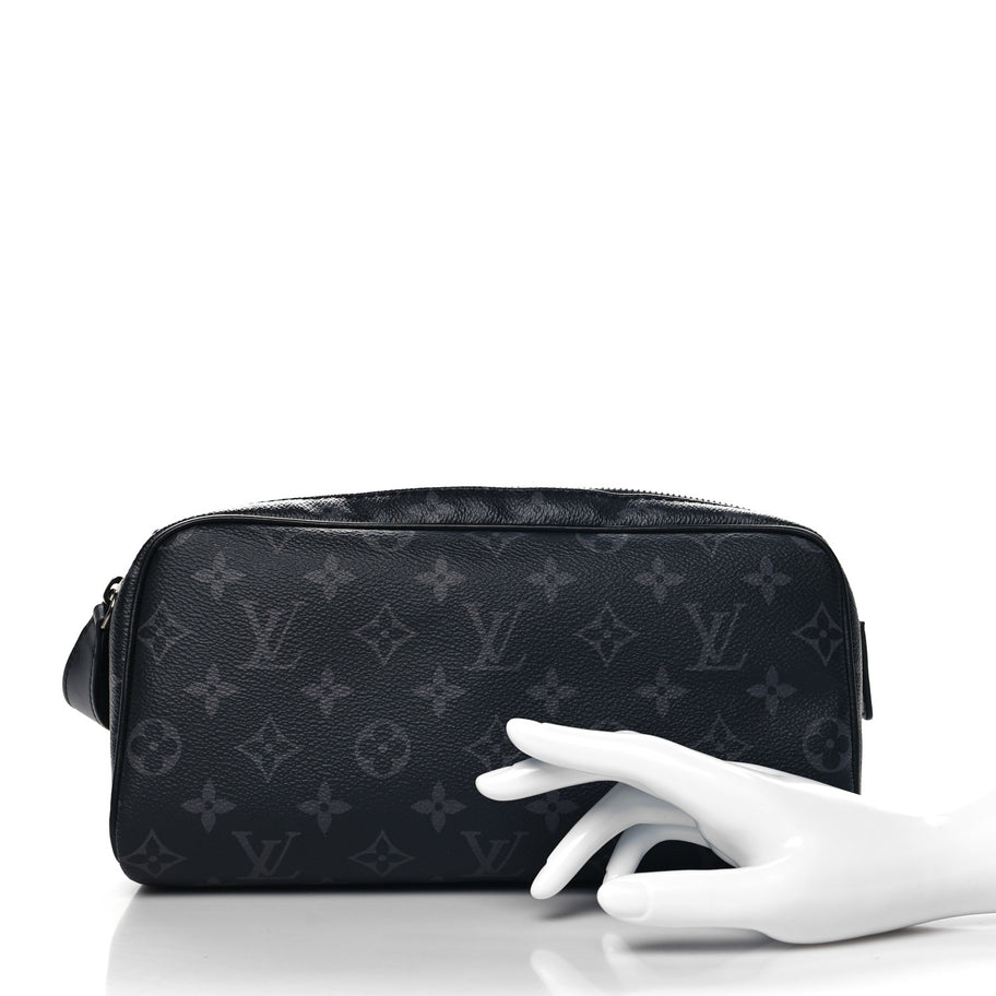 Louis Vuitton Monogram Eclipse Dopp Kit Toilet Pouch Image 2
