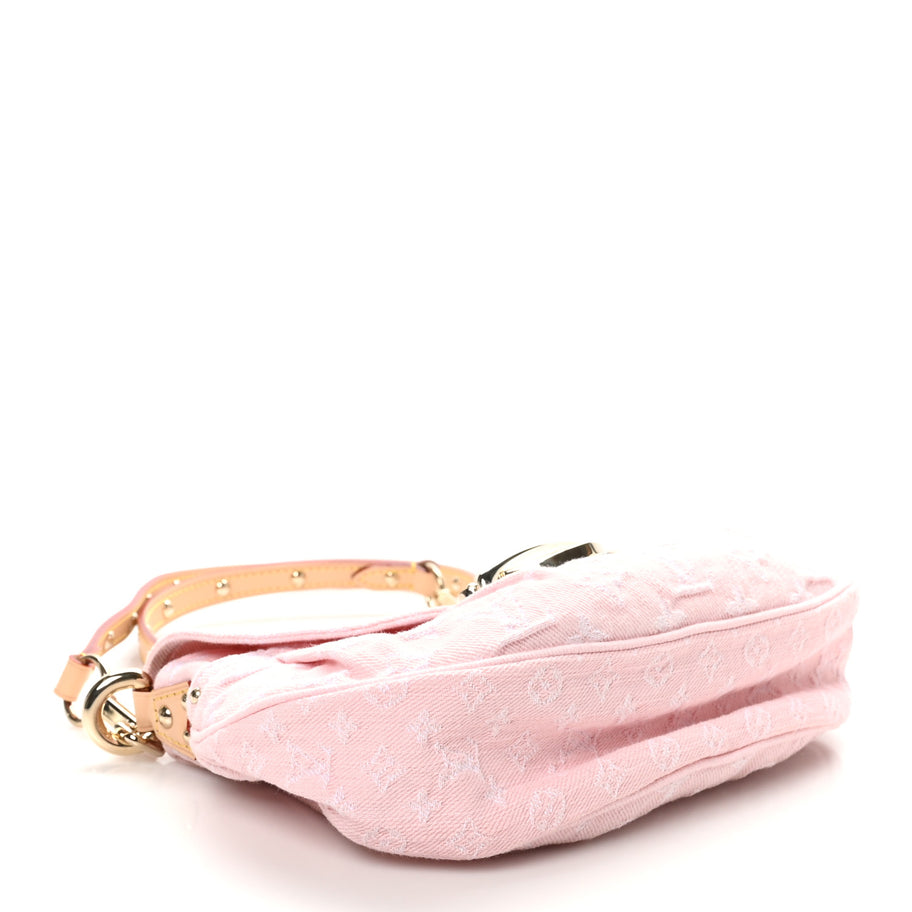 Louis Vuitton Monogram Denim Sunset Washed Pink Image 4