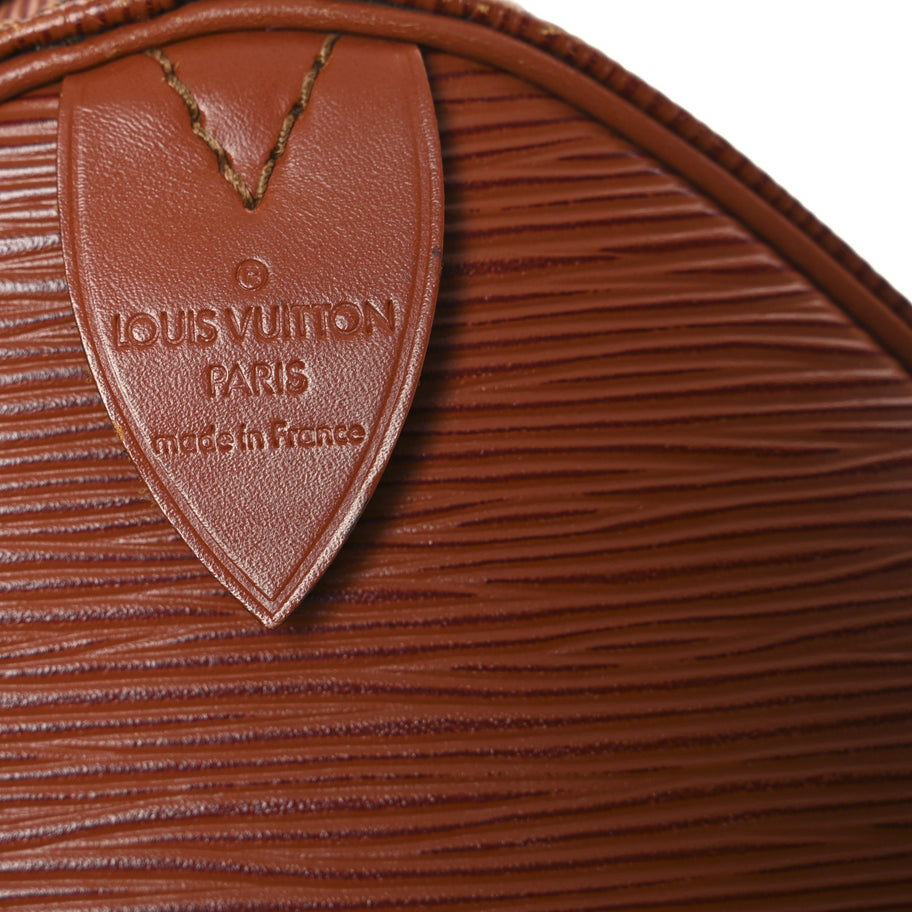 Louis Vuitton Epi Speedy 30 Kenyan Kenyan Fawn Image 6