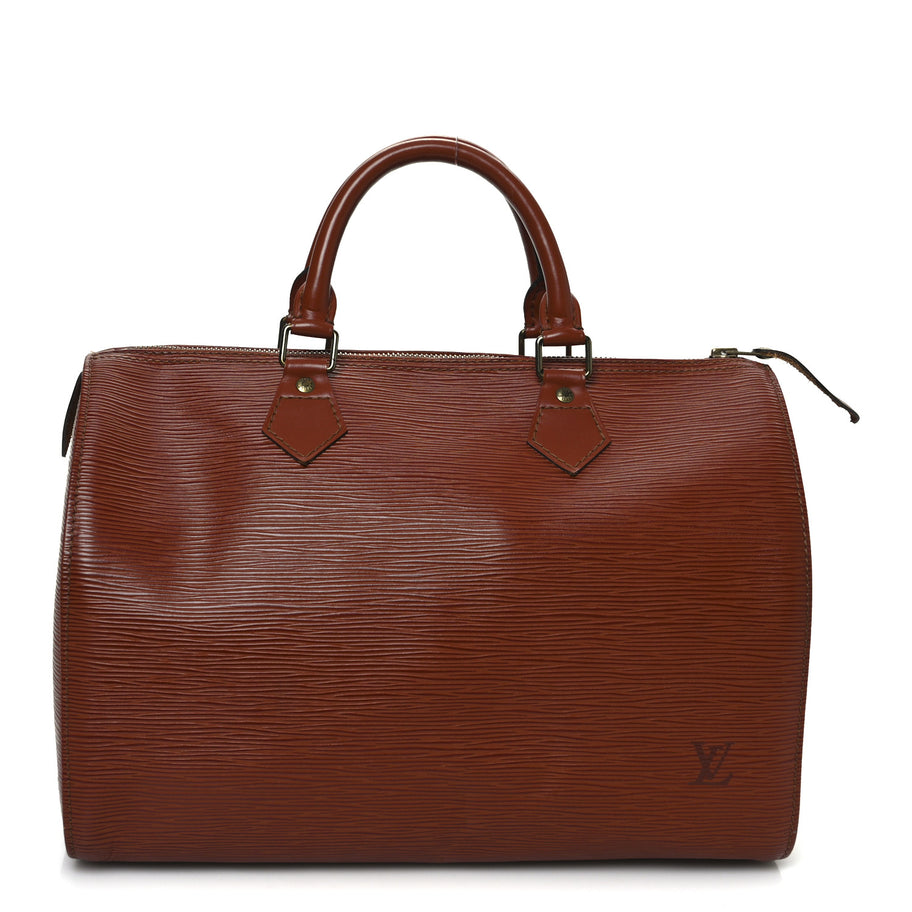 Louis Vuitton Epi Speedy 30 Kenyan Kenyan Fawn Image 1