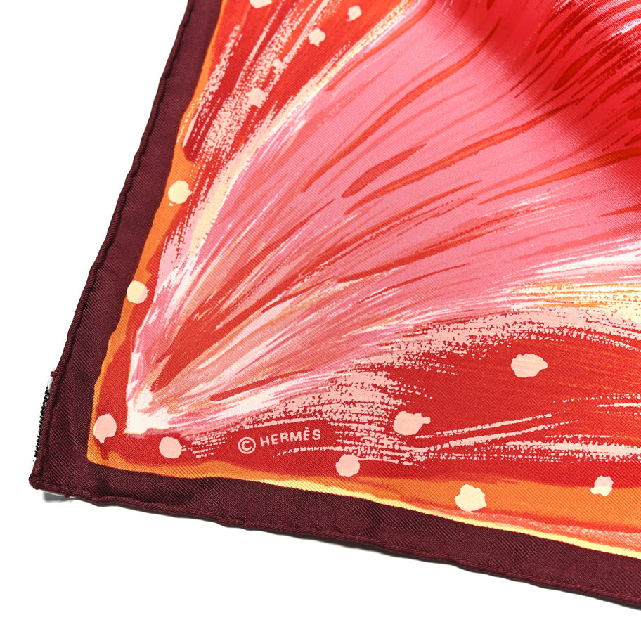 Hermes Silk Feux Du Ciel Scarf 90 Image 4