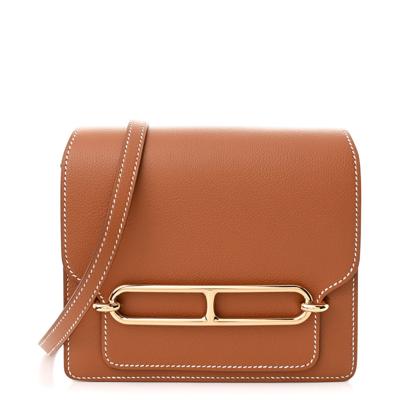  Hermes Evercolor Mini Sac Roulis Gold