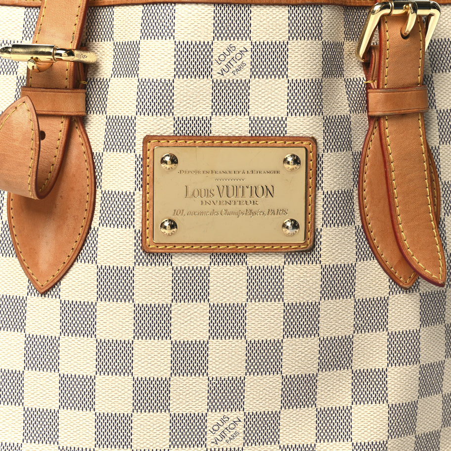 Louis Vuitton Damier Azur Hampstead MM Image 7