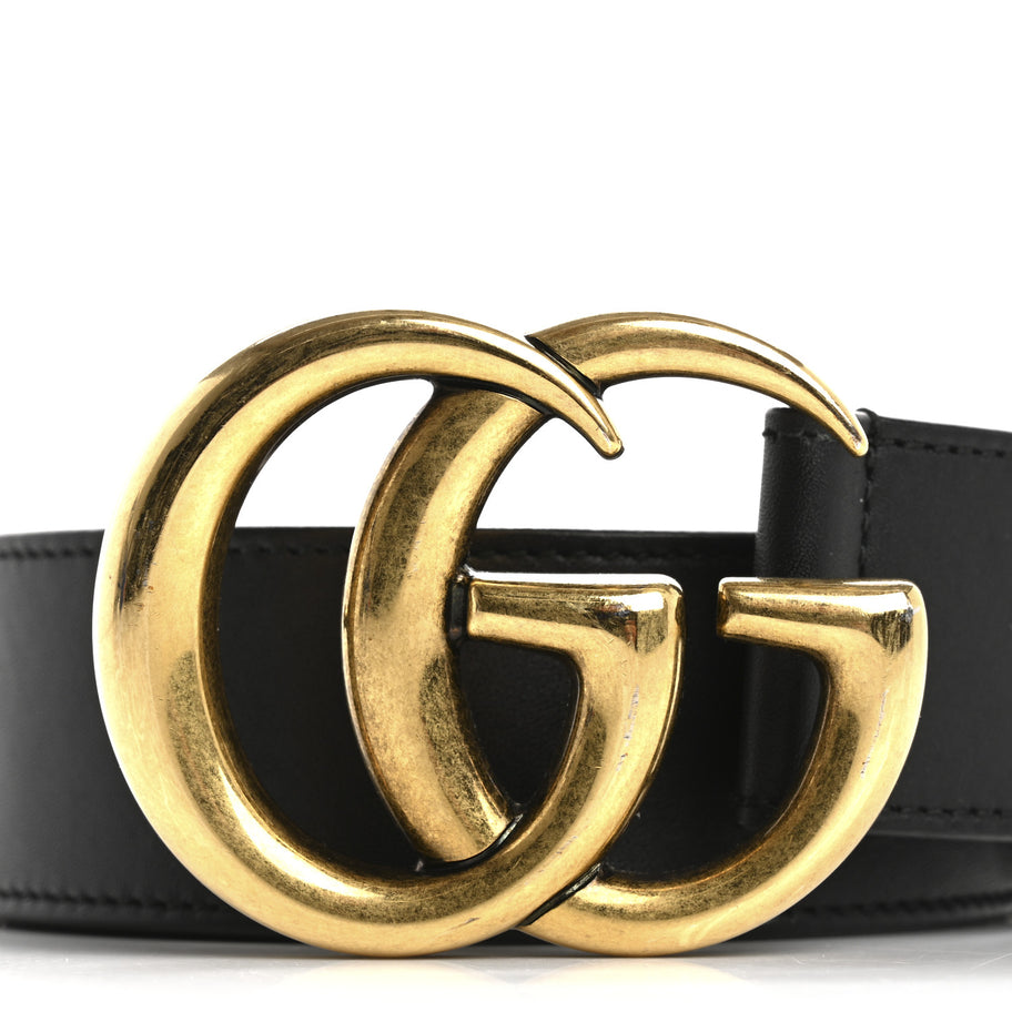Gucci Calfskin Double G 40mm Belt 85 34 Black Image 6