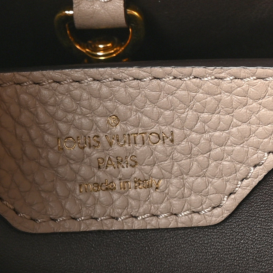 Louis Vuitton Taurillon Capucines BB Galet Image 6