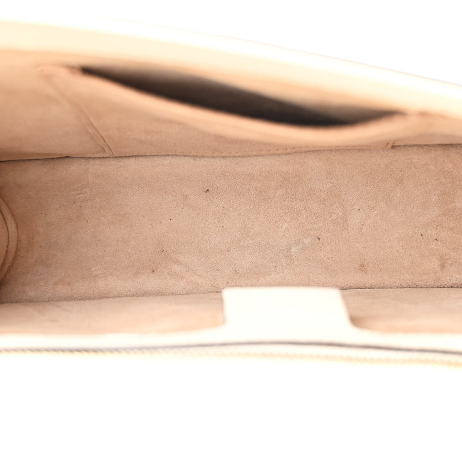 Gucci Calfskin Small Sylvie Shoulder Bag Off White Image 5