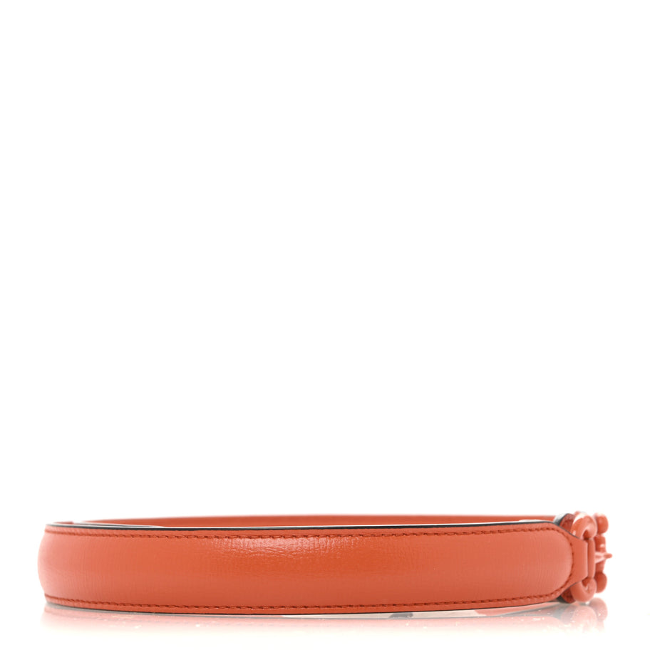 Gucci Efesto Leather Womens Horsebit 15/23mm Belt 85 34 Orange Image 2
