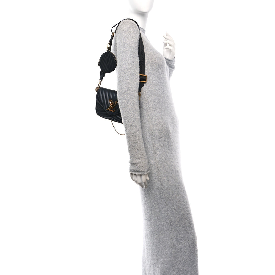 Louis Vuitton Calfskin New Wave Multi Pochette Black Image 2