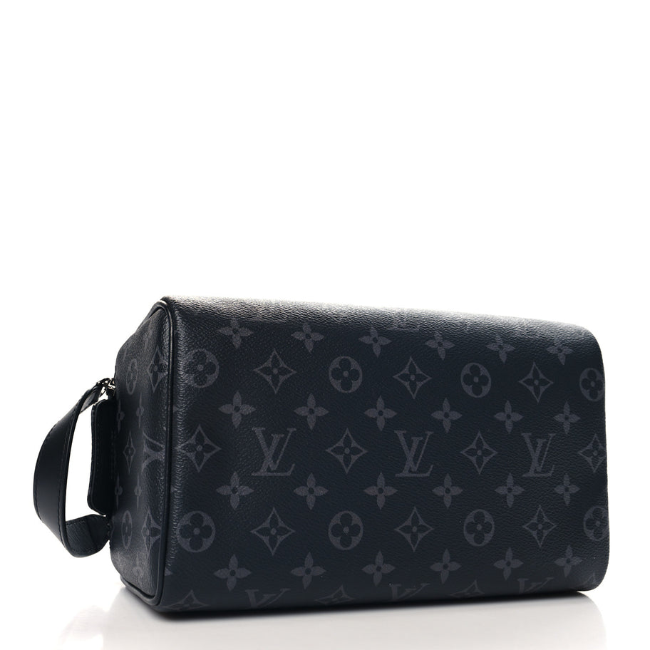 Louis Vuitton Monogram Eclipse Dopp Kit Toilet Pouch Image 4