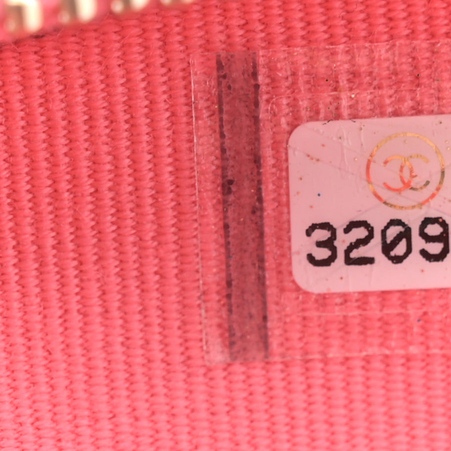 Chanel Lambskin Quilted CC In Love Heart Clutch With Chain Pink Image 7