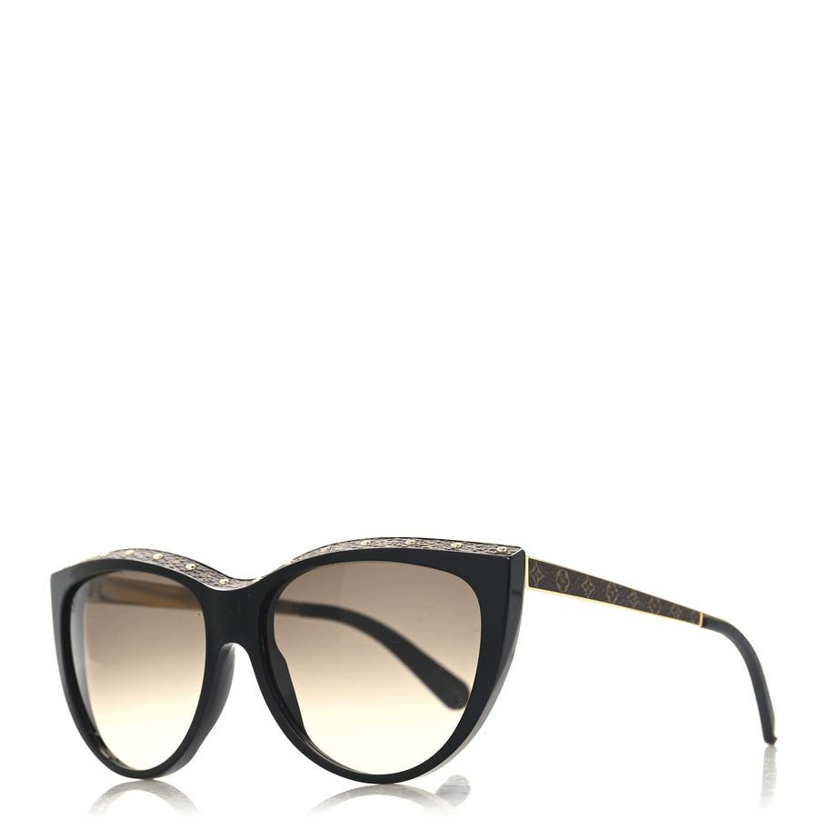 Louis Vuitton Acetate Monogram La Boum Sunglasses Z1147W Black Image 1