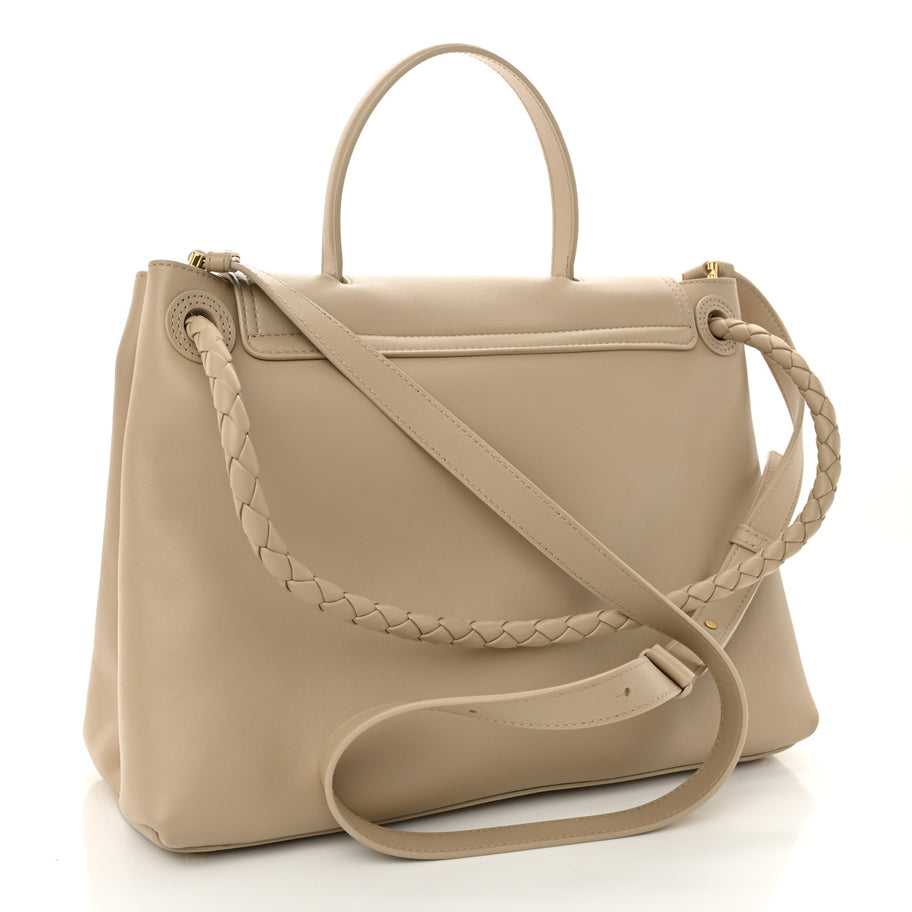 Bottega Veneta Silky Calfskin Medium Ciao Ciao Ecru Image 3