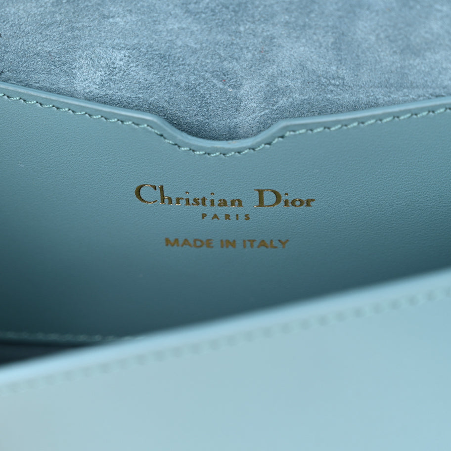 Christian Dior Box Calfskin East West Bobby Bag Blue Image 6