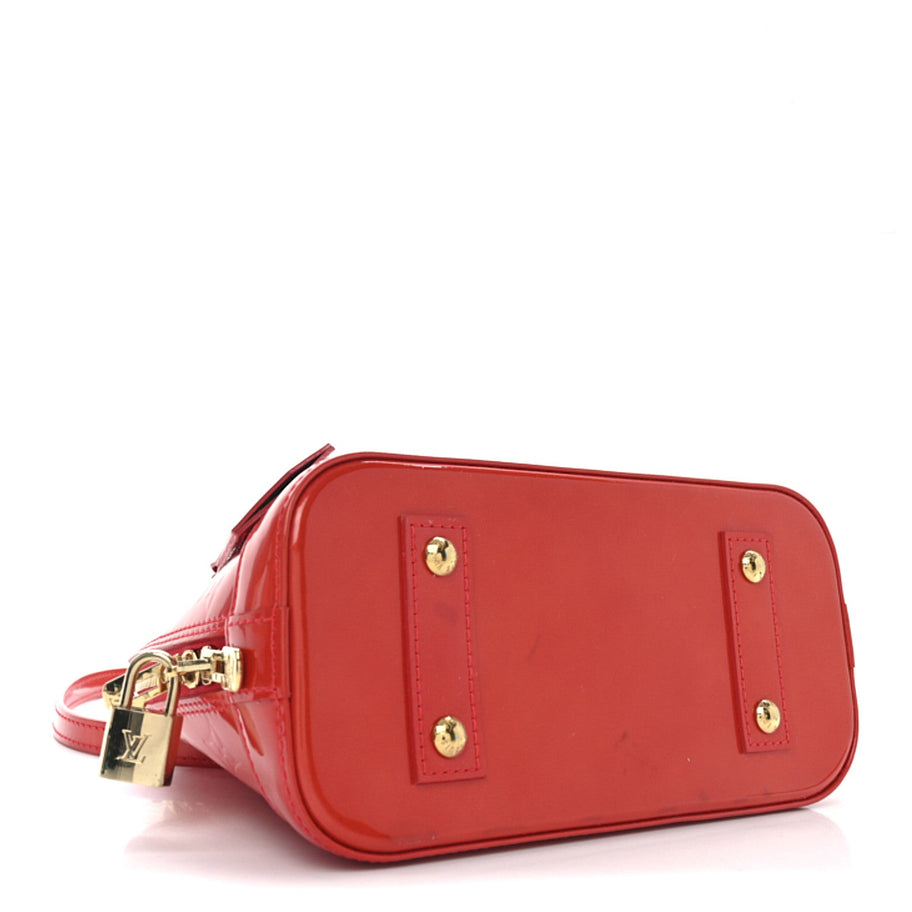 Louis Vuitton Vernis Alma BB Rose Litchi Image 4