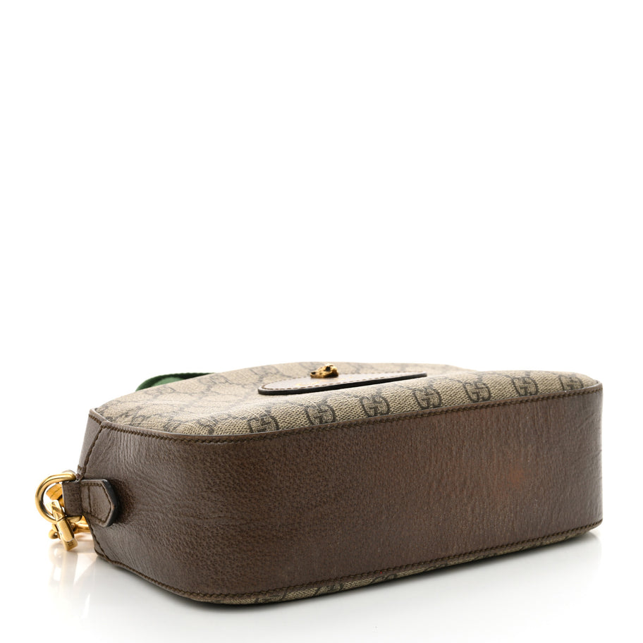 Gucci GG Supreme Monogram Web Neo Vintage Shoulder Bag Beige New Acero Crop Image 4