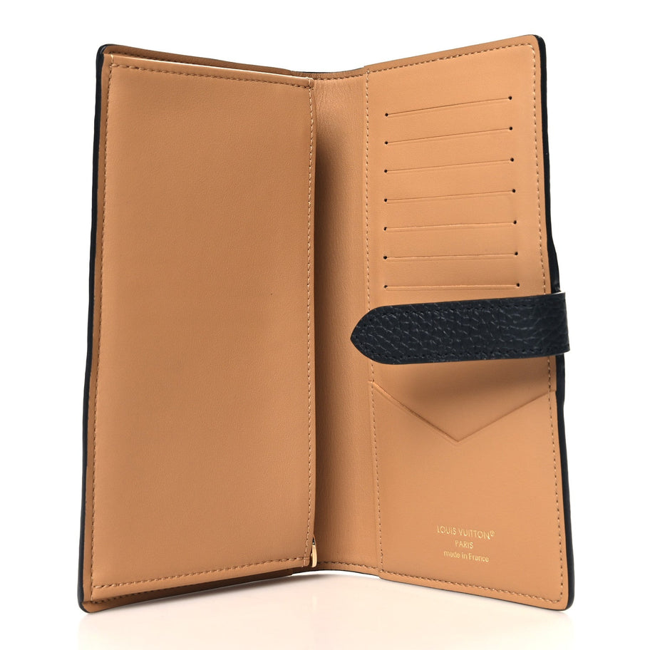 Louis Vuitton Taurillon LV Vertical Capucines Wallet Black Arizona Image 5