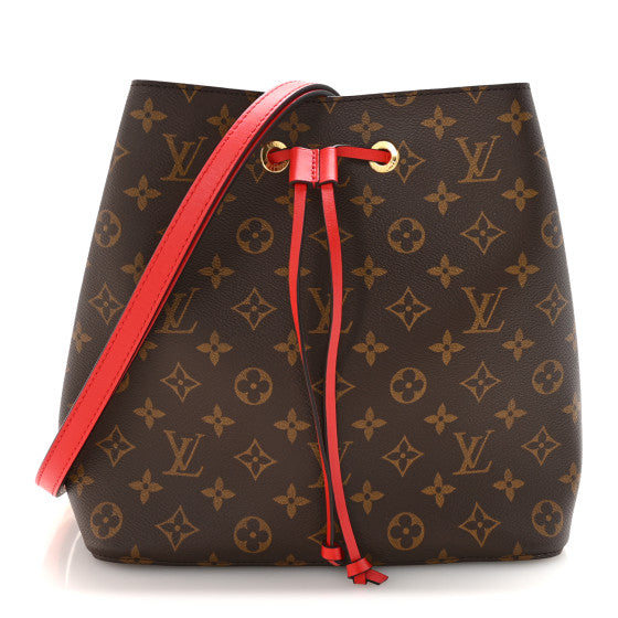 Louis Vuitton Monogram Neonoe MM Coquelicot