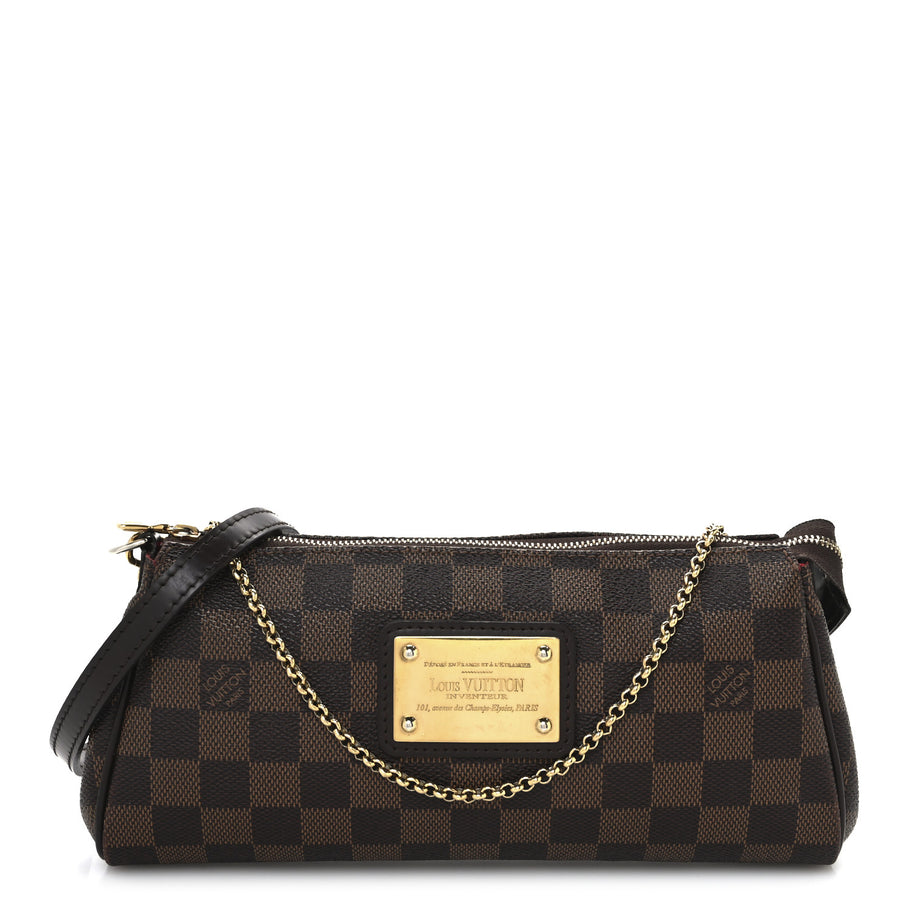 Louis Vuitton Damier Ebene Eva Clutch Image 1
