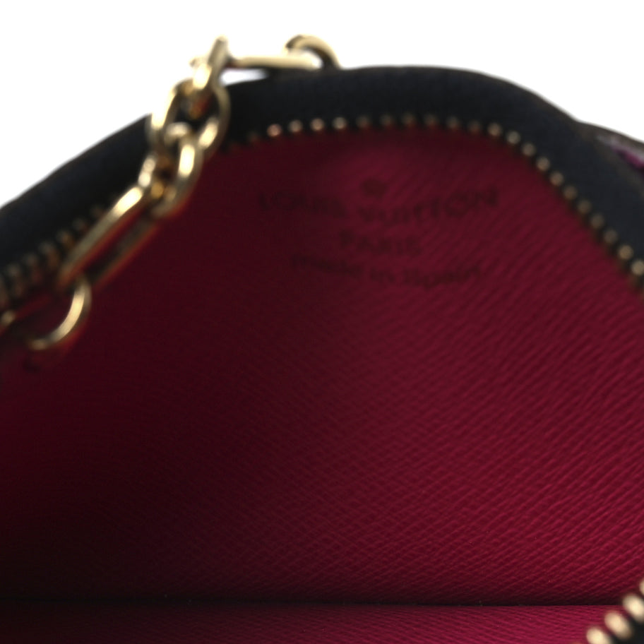 Louis Vuitton Monogram Multicolor Key Pouch Black Grenade Image 5