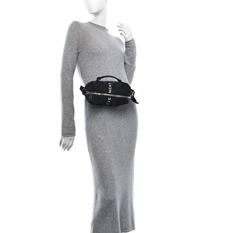  Givenchy Nylon G-Zip Bum Bag Black