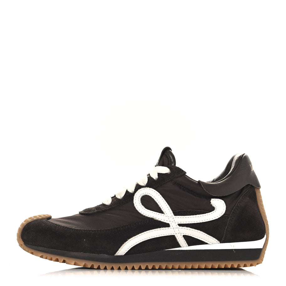 Loewe Nylon Suede Flow Runners Sneakers 37 Shitake Image 1