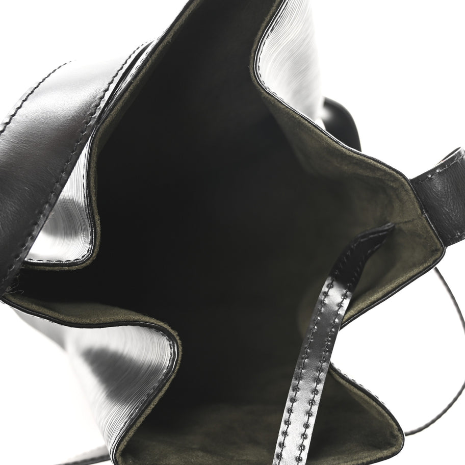 Louis Vuitton Epi Sac D'epaule Black Image 6