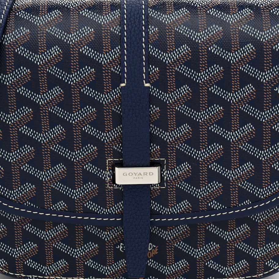 Goyard Goyardine Belvedere II PM Messenger Bag Navy Image 7