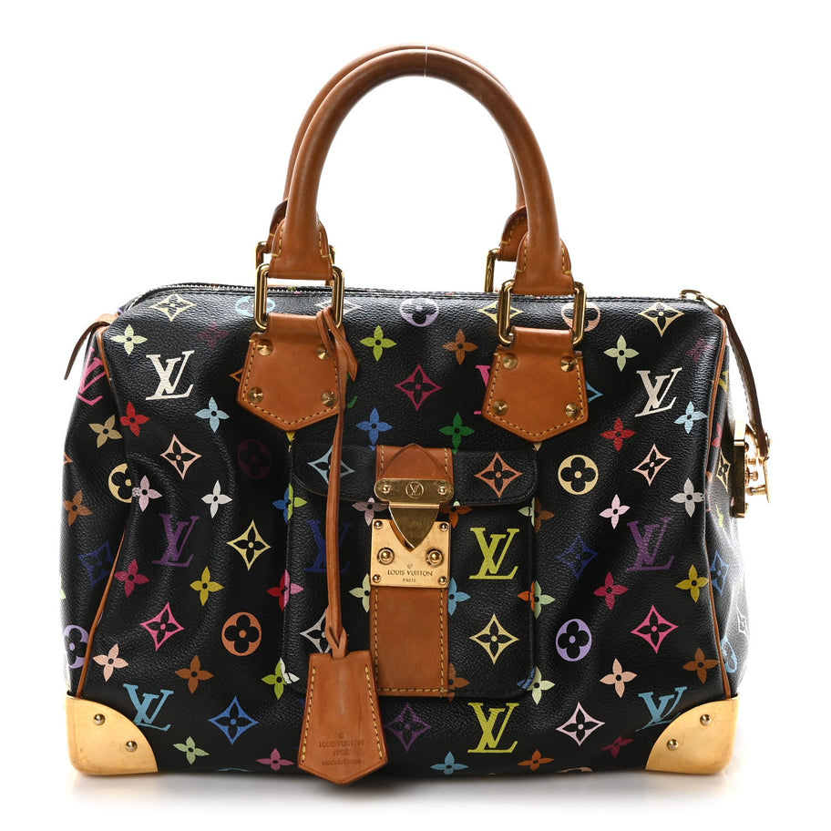 Louis Vuitton Monogram Multicolor Speedy 30 Black Image 1