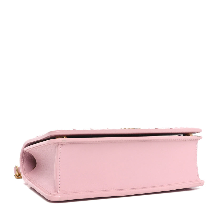 Miu Miu Nappa Matelasse Mini Chain Bag Alabastro Image 4