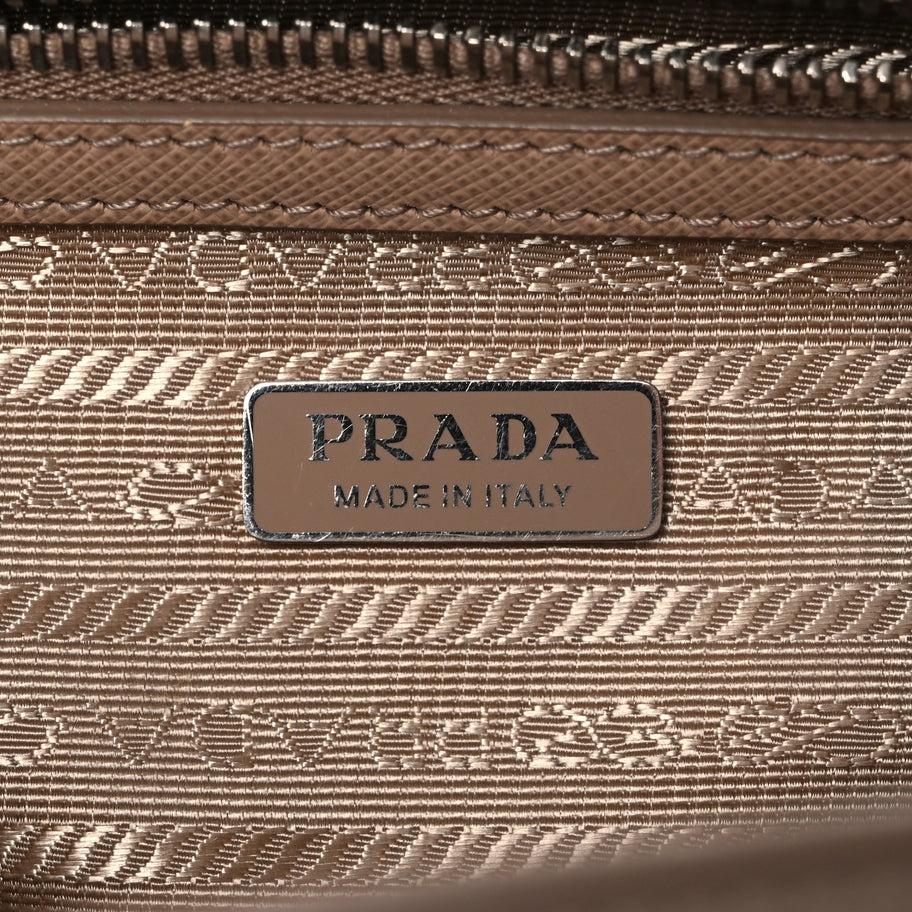 Prada Saffiano Lux Micro Galleria Shoulder Bag Cammeo Image 6